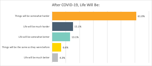 Family expectation of life after the COVID-19 crisis